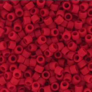 Miyuki Delica 11/0 DB0753 - Mat Opaque Red pacchetto da100g