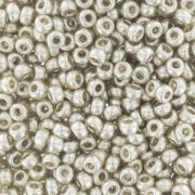 Rocaille Miyuki Duracoat 11/0 4201 - Galvanized Silver pacchetto da100g