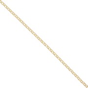 Catena rolo' 2,2 mm Argento 925 Dorato con oro fino  x 50cm|raw }}