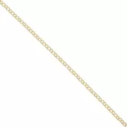 Catena rolo' 2,2 mm Argento 925 Dorato con oro fino  x 50cm