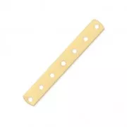 Distanziatore 7 fori mm. 31 x 4.4 Dorato con oro finox1