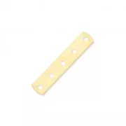 Distanziatore 5 fori mm. 22 x 4.4 Dorato con oro finox1