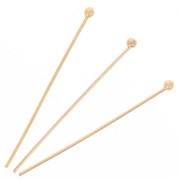 Chiodini testa tonda mm. 26x0.4 in Gold filled x10