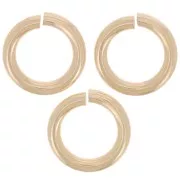 Anellini aperti mm. 6x1  in Gold filled x10