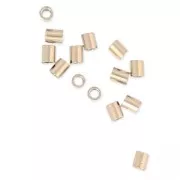 Schiaccini beads mm. 1.6x2 Gold filled x20