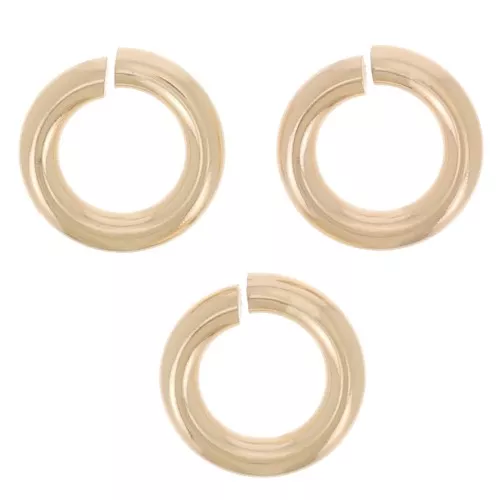 Anellini aperti mm.  5 x 1  in Gold filled x10