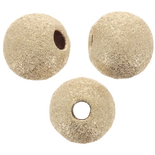 Palline diamantate mm. 5 in Gold filled x5