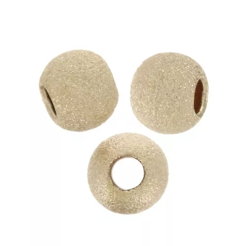 Palline diamantate mm. 2.5 in Gold filled x10