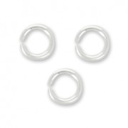 Anellini aperti mm. 3x0.5 in Argento 925 x50