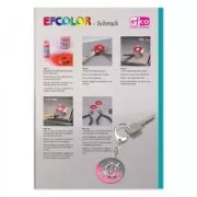 Ciondolo cuore per polvere Efcolor 16x15mm in rame x1