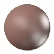 Cabochon PureCrystal 5817 mm. 6 Velvet Brown Pearl x1