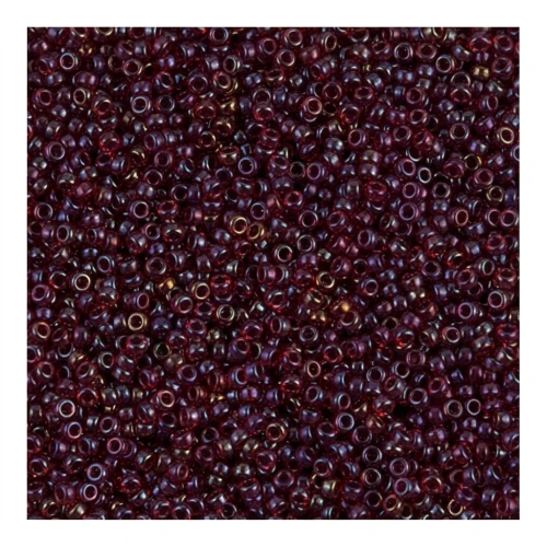 Rocaille Miyuki 15/0 2249 - Lined Ruby AB