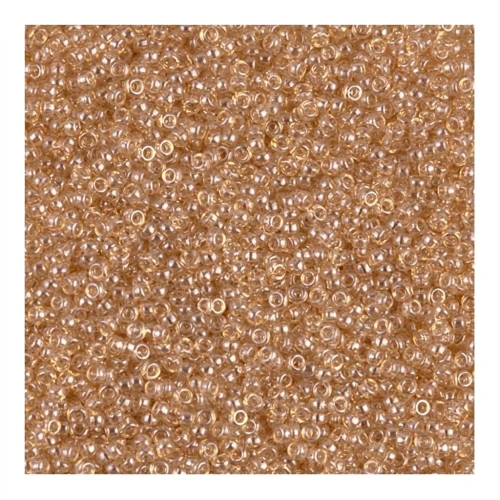Rocaille Miyuki 15/0 2439 - Lt Smoky Topaz Gold Luster