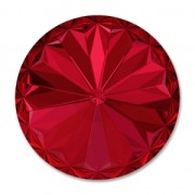 Cabochon PureCrystal 1122 Rivoli mm. 12 Scarlet x1|raw }}