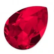 Cabochon PureCrystal 4320 pera mm. 18x13 Scarlet x1