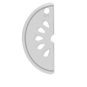 Ciondolo Anguria 14 x 6.5 mm  Argento 925 x1