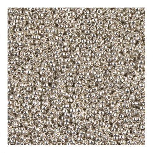 Rocaille Miyuki 15/0 1051 - Galvanized Silver