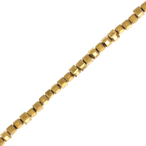 Cubetti di vetro 3mm Oro x47 cm