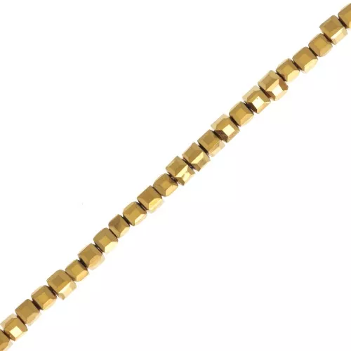 Cubetti di vetro 3mm Oro x47 cm