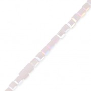 Cubi in vetro 2.5 mm Luster Light Rose Opal x43 cm|raw }}