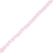 Cubetti di vetro 2,5 mm Rosa Opale chiaro x47 cm|raw }}