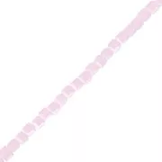 Cubetti di vetro 2,5 mm Rosa Opale chiaro x47 cm