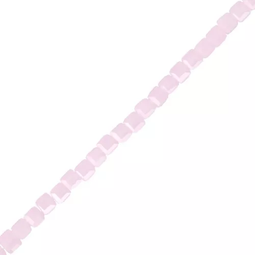 Cubetti di vetro 2,5 mm Rosa Opale chiaro x47 cm