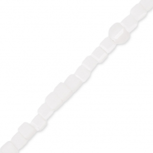 Cubi in vetro 2.7 mm Alabaster x46 cm