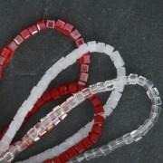 Cubetti di vetro da 3 mm - Crystal Gold Bronze Luster x 48 cm