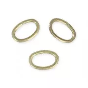 Anellini aperti ovali mm.  3.5x2.5x0.4 bronzo x50