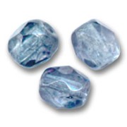 Sfaccettate mm. 3 Crystal Baby Blue Luster x50|raw }}