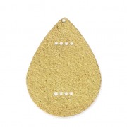 Distanziatore goccia in metallo diamantato per  Miyuki Delica 30 mm dorato x1|raw }}