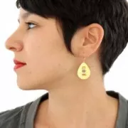 Distanziatore goccia in metallo diamantato per Miyuki Delica 30 mm bronzo x1