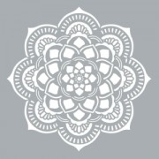 Stencil decorativo modello medio XL 45.7 x 45.7 cm Mandalas Rosario|raw }}