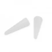 Punte di ricambio in nylon per pinza tonda - Bianco x2