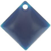 Losanghe/quadrati in metallo e resina epossidica 16x16mm Blu Notte x 8|raw }}