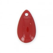 Zecchini in metallo e resina epossidica 14x8 mm - Rosso scuro 8|raw }}