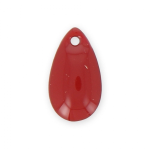 Zecchini in metallo e resina epossidica 14x8 mm - Rosso scuro 8