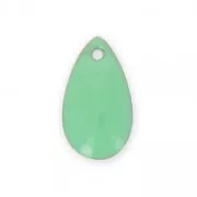 Gocce in metallo e resina epossidica 14x8 mm Mint x 8