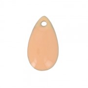 Gocce in metallo e resina epossidica 14x8 mm Light Rose x 8