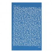 Silk Screen Moiko per pasta polimerica 74x105 mm - Nota musicale 8.23