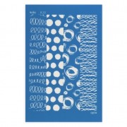 Silk Screen Moiko per pasta polimerica 74x105 mm - Curva 8.22