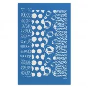 Silk Screen Moiko per pasta polimerica 74x105 mm - Curva 8.22