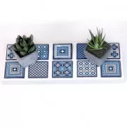 Silk Screen Graine Créative per pasta polimerica mm114x153- Quadrati