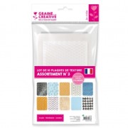 Lotto di 10 fogli texture 200x135 mm - Geometrico|raw }}