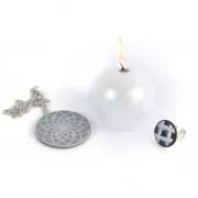 Pigmenti in polvere ad effetto metallico - argento x 8g