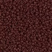 Rocaille Miyuki 15/0 409 - Opaque Chocolate