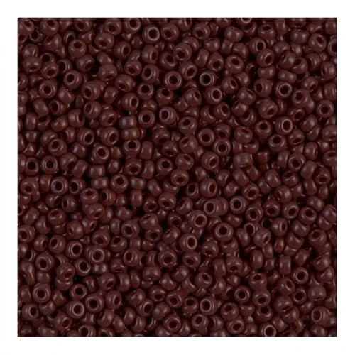 Rocaille Miyuki 15/0 409 - Opaque Chocolate