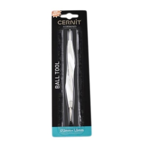 Attrezzo per modellare la pasta polimerica - Punta a biglia 2 e 1.5 mm