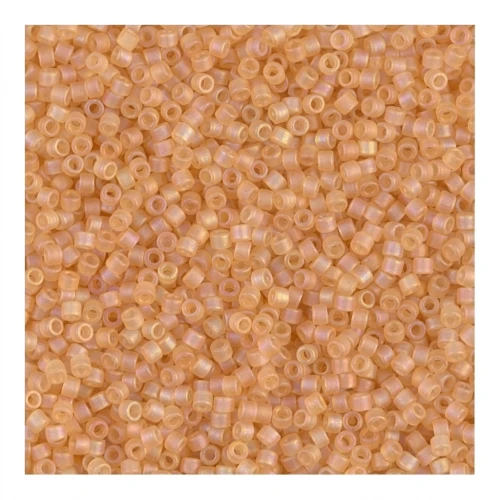 Miyuki Delica 11/0 DB0852 - Mat Transparent Light Topaz AB
